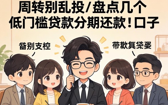 急需周转别乱投，盘点几个低门槛贷款分期还款的口子