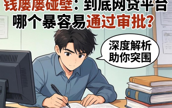 急需用钱却屡屡碰壁？到底网贷平台哪个最容易通过审批？深度解析助你突围