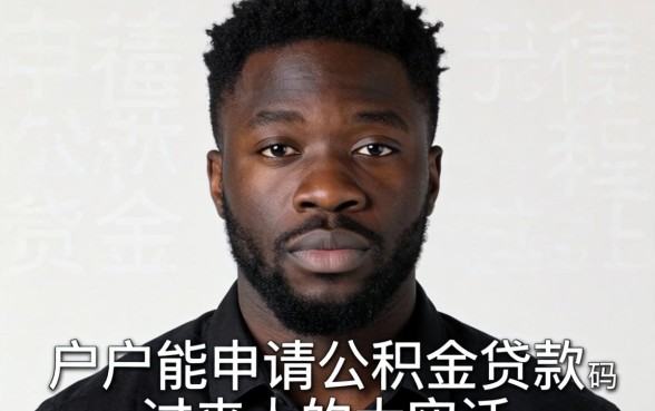 黑户能申请公积金贷款吗？一个过来人的大实话