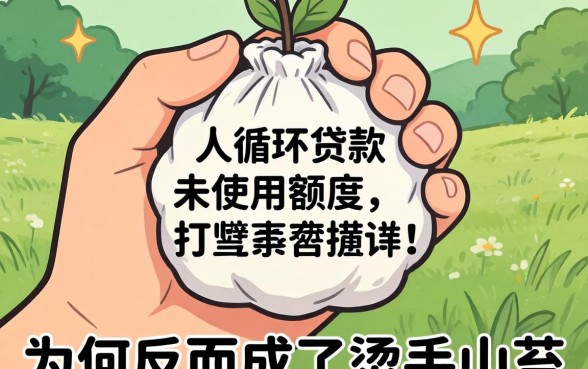 手里攥着个人循环贷款未使用额度，为何反而成了烫手山芋？