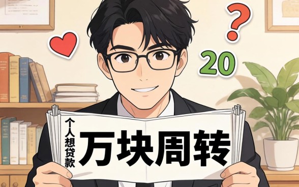 急需两万块周转怎么办?个人想贷款2万怎么贷才安全靠谱?