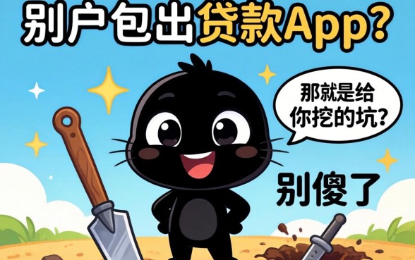 黑户包出的贷款app？别傻了，那是给你挖的坑