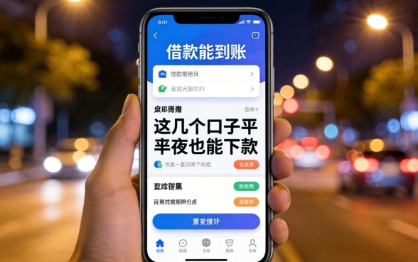 实测晚上借款能到账的app,这几个口子半夜也能下款