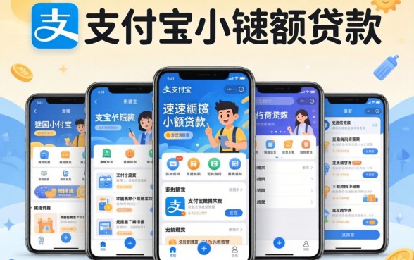 快速小额网贷，详细阐述5个手机支付宝小额贷款的app