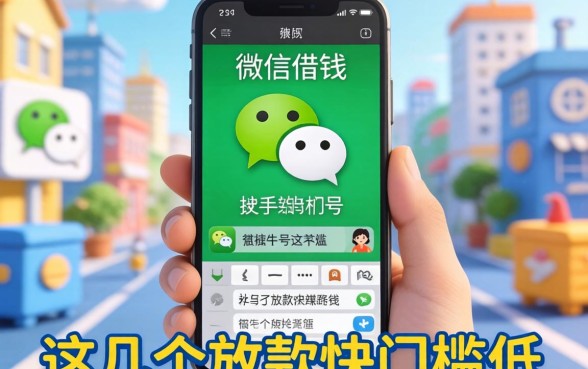 揭秘微信借钱不用手机号，这几个放款快门槛低