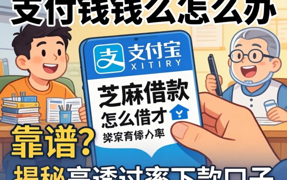 急需用钱怎么办?支付宝芝麻借款怎么借才靠谱?揭秘高通过率下款口子