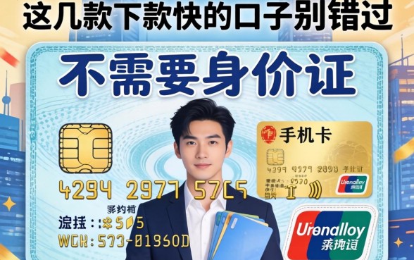 揭秘不需要身份证的手机卡，这几款下款快的口子别错过