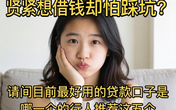 手头紧想借钱却怕踩坑？请问目前最好用的贷款口子是哪一个？内行人推荐这五个