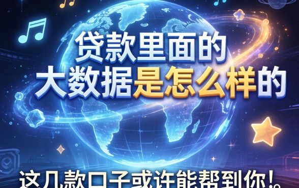 揭秘贷款里面的大数据是怎么样的,这几款口子或许能帮到你
