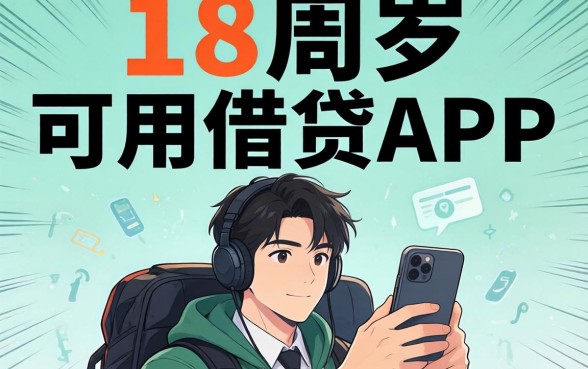 盘点几款18周岁可以用的借贷APP,有需要的可以看看