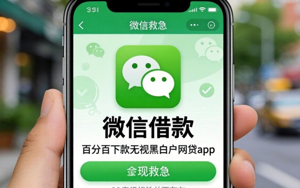 我用微信借款的软件救急,发现百分百下款无视黑白户网贷app并不存在