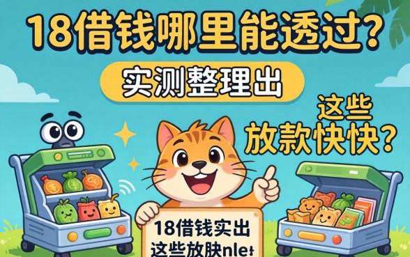 没满18借钱哪里能通过？实测整理出这些放款快的
