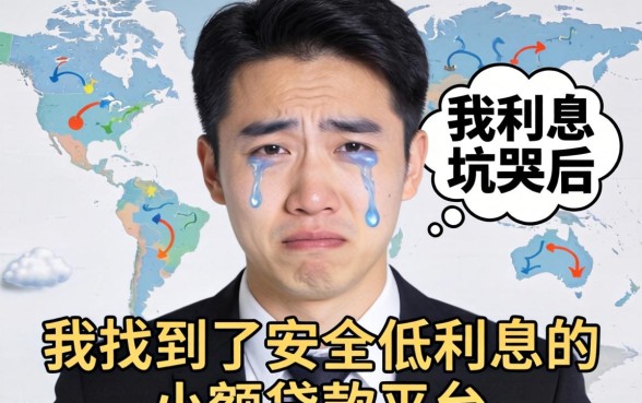 被高利息坑哭后,我找到了安全低利息的小额贷款平台