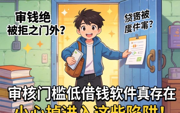 急需用钱却被拒之门外?审核门槛低借钱的软件真的存在吗?小心掉进这些陷阱!