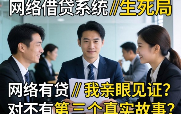 网络借贷系统里的生死局：我亲眼见证的三个真实故事