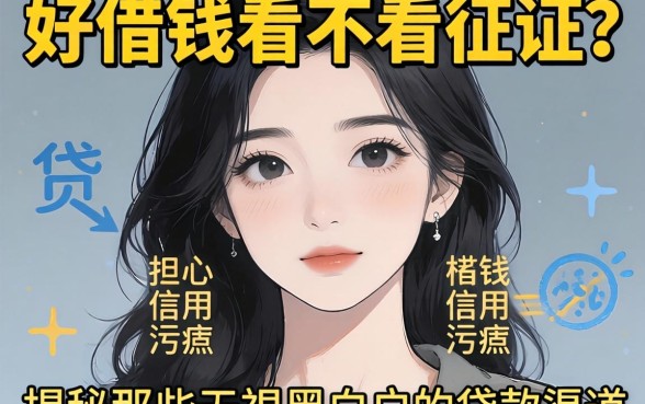 急需用钱却担心信用污点?好借钱看不看征信?揭秘那些无视黑白户的贷款渠道