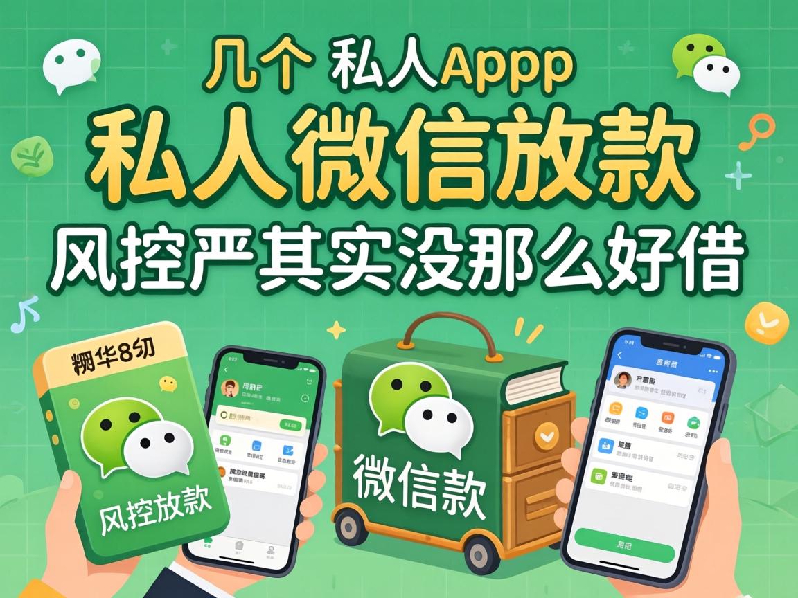 我试了几个私人微信放款，发现风控不严的app其实没那么好借