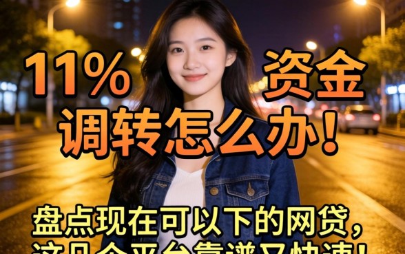 深夜急需资金周转怎么办?盘点现在可以下的网贷,这几个平台靠谱又快速!
