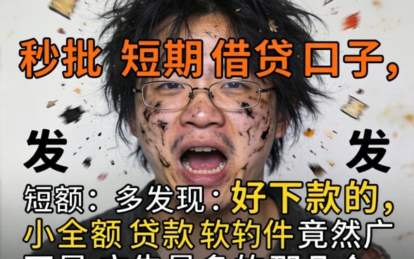 我翻烂了2026秒批短期借贷口子，发现好下款的小额贷款软件竟然不是广告最多的那几个