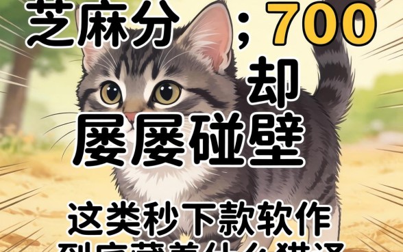 我芝麻分700却屡屡碰壁，这类秒下款软件到底藏着什么猫腻