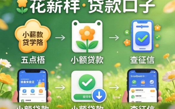 类似花薪一样的贷款口子,细致阐述五个小额贷款不查征信的app