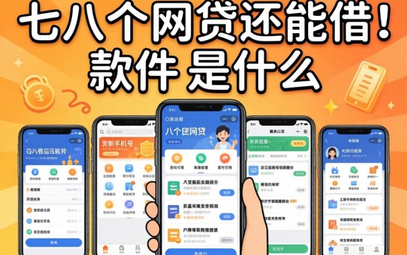 借了七八个网贷还能借的软件是什么,揭秘五个新手机号容易下款的平台