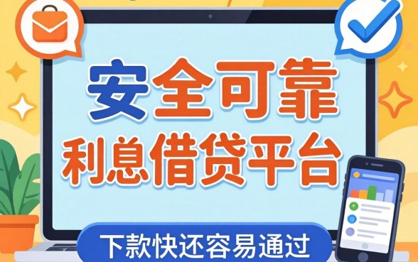 盘点几个安全可靠利息低的借贷平台，不仅下款快还容易通过