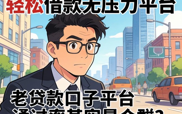 我试了那些所谓的轻松借款无压力平台，发现老贷款口子平台的通过率其实是个谜