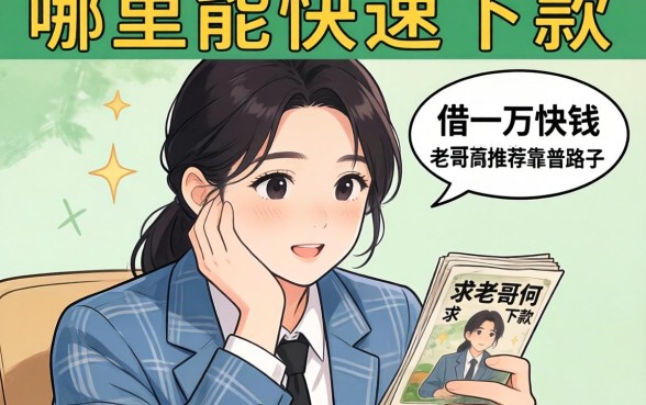 手头紧想借一万块钱救急，哪里能快速下款？求老哥们推荐靠谱路子！