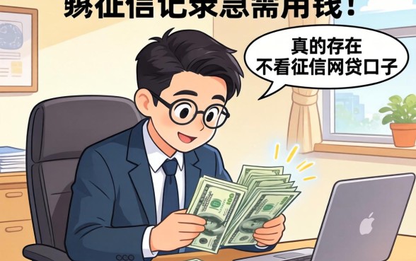 我没有征信记录却急需用钱，真的存在不看征信的网贷口子吗