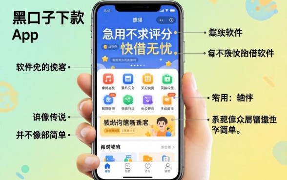 我试了黑口子下款的app2026，发现急用不求评分快借无忧的软件并不像传说中那么简单