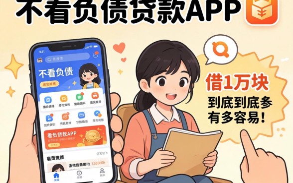 我试了那些不看负债的贷款APP,借1万块到底有多容易