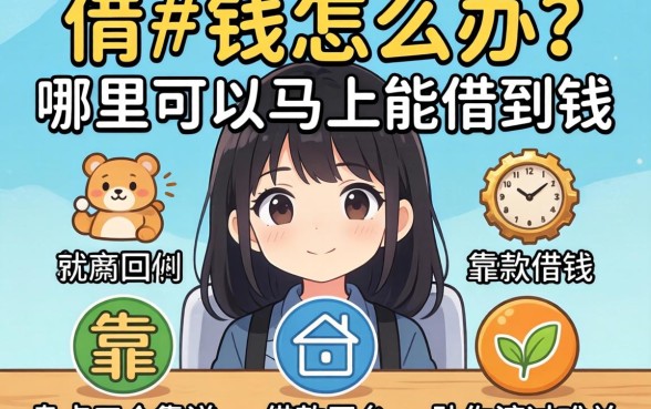 急需用钱怎么办？哪里可以马上能借到钱？盘点五个靠谱借款平台助你渡过难关
