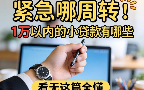 手头紧急需周转?1万以内的小额贷款有哪些靠谱选择,看完这篇全懂了