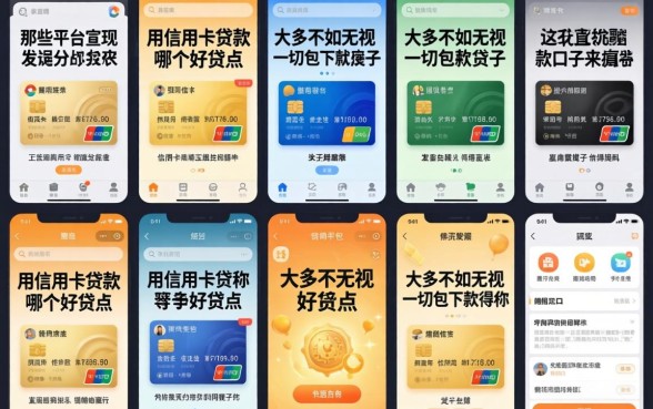 我试了十几个平台才发现,那些宣称用信用卡贷款哪个好贷点的,大多不如无视一切包下款口子来得直接