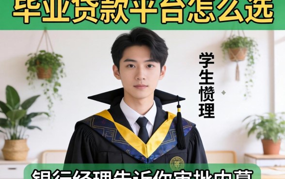 学生刚毕业贷款平台怎么选？银行经理告诉你审批内幕