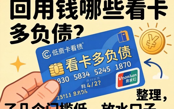 急用钱哪些不看卡多负债？整理了几个门槛低的放水口子