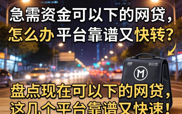 深夜急需资金周转怎么办?盘点现在可以下的网贷,这几个平台靠谱又快速!