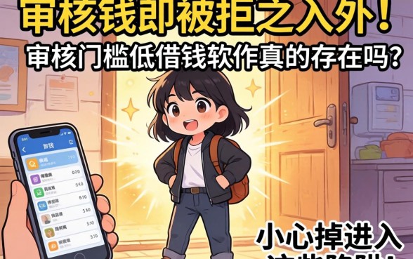 急需用钱却被拒之门外?审核门槛低借钱的软件真的存在吗?小心掉进这些陷阱!