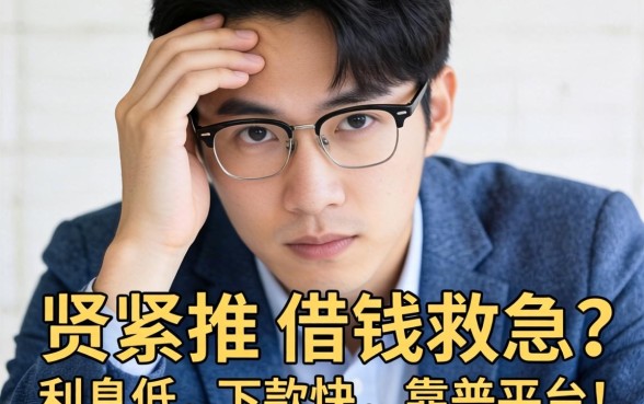 手头紧想借钱救急，求推荐几个利息低、下款快的靠谱平台？