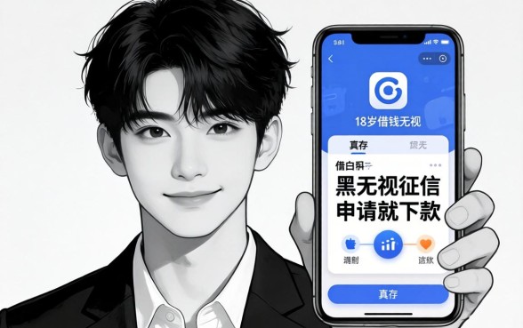 我刚满18岁借钱无视黑白无视征信申请就下款的软件真的存在吗