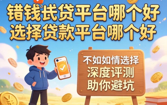 急需用钱却不知如何选择？贷款平台平台哪个好？深度评测助你避坑
