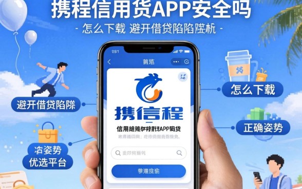 携程信用贷app安全吗怎么下载?避开借贷陷阱的正确姿势与优选平台推荐