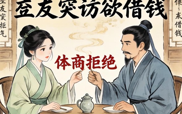 挚友突访欲借钱,如何体面拒绝?从拒绝借钱古文中寻找处世大智慧