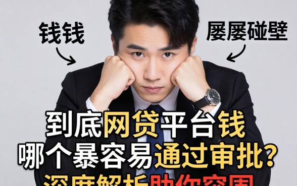 急需用钱却屡屡碰壁？到底网贷平台哪个最容易通过审批？深度解析助你突围