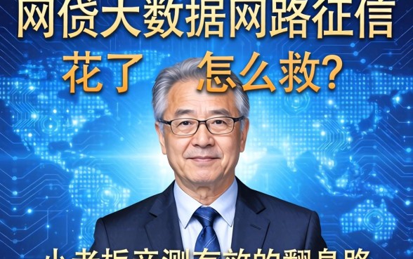 网贷大数据网络征信花了怎么救？小老板亲测有效的翻身路