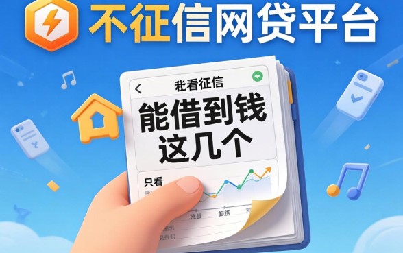 我翻了十几个不看征信的网贷平台,发现能借到钱的只有这几个