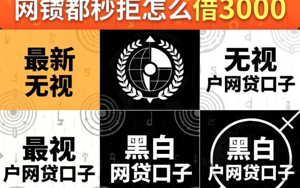 网贷都秒拒怎么借3000,陈列五个最新无视黑白户网贷口子