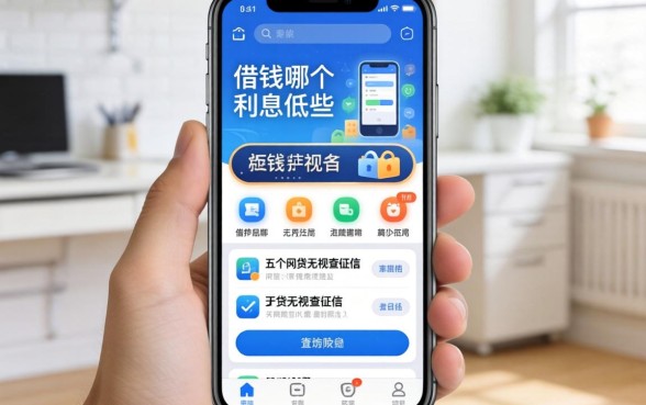 手机借钱哪个利息低些,详细阐述五个网贷无视不查征信app