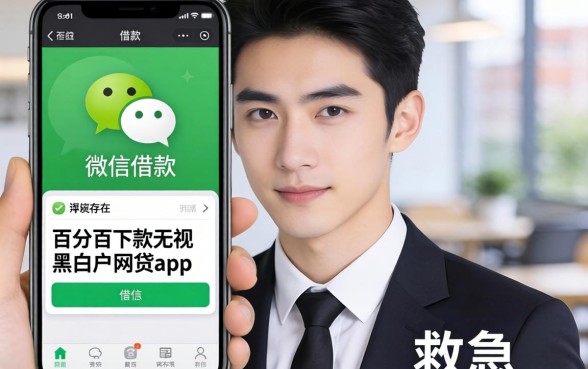 我用微信借款的软件救急,发现百分百下款无视黑白户网贷app并不存在